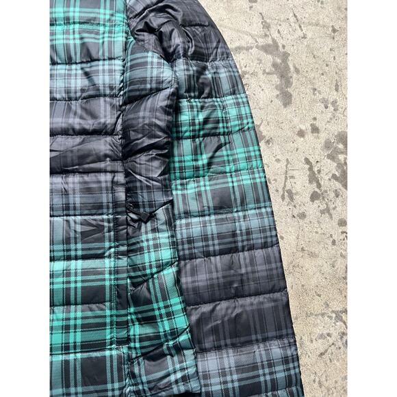 Vintage 2010 Nike Tartan Down Fill Puffer Jacket Women’s Size M‎ 377021-018 Rare - Picture 5 of 13